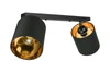 Lampa Sufitowa LX- 1279 Czarna + Złoto 2x E27 LEDLUX