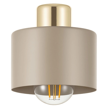 LAMPA sufitowa wisząca LED ŻYRANDOL PLAFON loft nowoczesna E27 beżowa LX1020