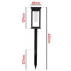 4x Lampa Solarna LED SŁUPEK OGRODOWY WBIJANY Czarny LSOL-035 LEDLUX