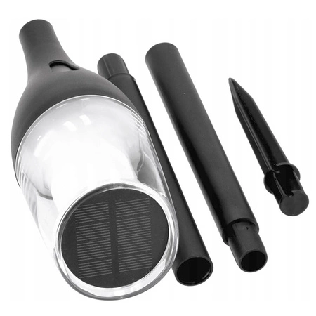 Lampa solarna LED LATARNIA POCHODNIA WBIJANA płomień Słupek Premium LSOL-026 LEDLUX