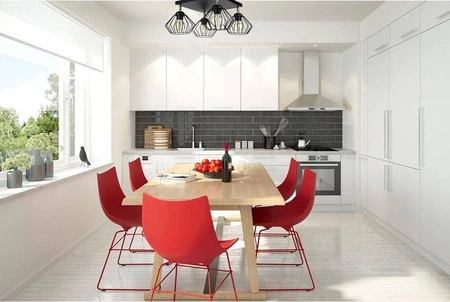 Lampa Sufitowa LX- 1088 Czarna 4x E27 LEDLUX