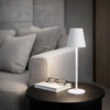 Lampa wewnętrzna zewnętrzna Lampka na taras ogródek stół LED USB Bezprzewodowa Biała LB-001 WHITE