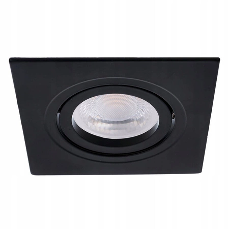 Oprawa Halogenowa Sufitowa LX- 8361 Czarna Kwadrat MR16 GU10 LEDLUX