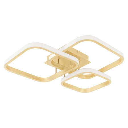 Lampa Sufitowa LED Wisząca nowoczesna żyrandol plafon 30W biała neutralna LX-957 GOLD