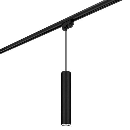 Reflektor Szynowy Lampa Tuba Oprawa Na Żarówkę GU10 Czarny LEDLUX