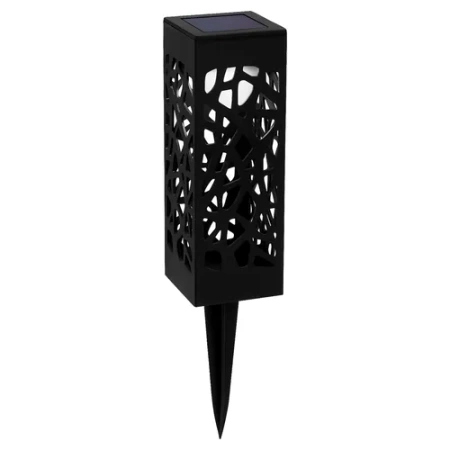 Lampa Solarna Ogrodowa LED Wbijana Do Ogrodu Zewnętrzna Barwa Zimna Wzorek Latarenka Dekoracyjna LSOL-053 LEDLUX