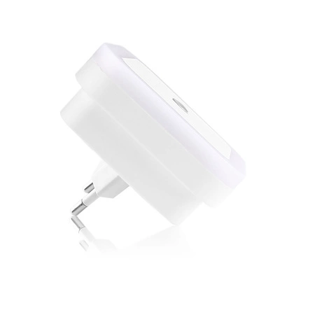 Lampka Nocna LED Wtyczkowa do Kontaktu LN-002 BIAŁA LEDLUX