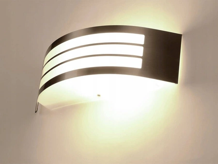 Kinkiet Ogrodowy Lampa Elewacyjna Zewnętrzna LX- 9210 Srebrny LEDLUX