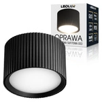 OPRAWA NATYNKOWA Sufitowa HALOGENOWA TUBA LED GX53 Walec SPOT Nowoczesna OPN-013  BLACK