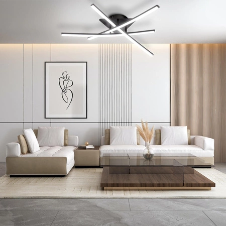 Lampa sufitowa LED wisząca żyrandol plafon natynkowy nowoczesna LX-945 29W NW LEDLUX