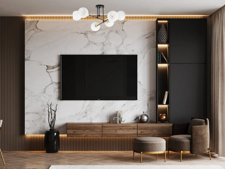 Lampa Sufitowa LX- 1392 Czarna+ Złoto 6x E27 LEDLUX