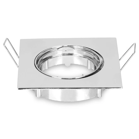 Oprawa Halogenowa Sufitowa CT- 001 Chrom Kwadratowa MR16 GU10 LEDLUX
