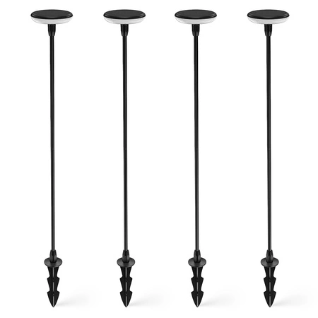 4x LAMPA SOLARNA LED LAMPKA WBIJANA OGRODOWA SŁUPEK UFO LATARNIA SZPIKULEC LSOL-061 LEDLUX