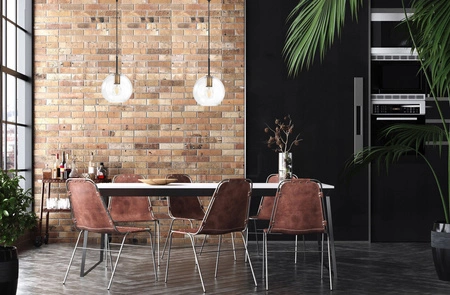 Lampa Wisząca LX-1300 Czarna + Miedź 1x E27 LEDLUX