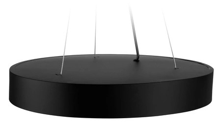 Lampa Sufitowa Wisząca LED Okrągła LX- 901 20W Czarna biała neutralna LEDLUX