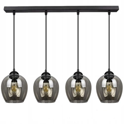 Lampa Wisząca LX- 1303 Czarna 4x E27 LEDLUX