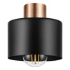 Lampa Sufitowa LX- 1020 Czarna + Miedź 3x E27 LEDLUX