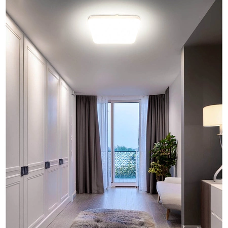 Plafon LED Lampa Sufitowa Natynkowa 72W biała ciepła neutralna Zimna + Pilot LX-914 LEDLUX