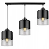 Lampa Wisząca LX- 1269 Czarna 3x E27 LEDLUX