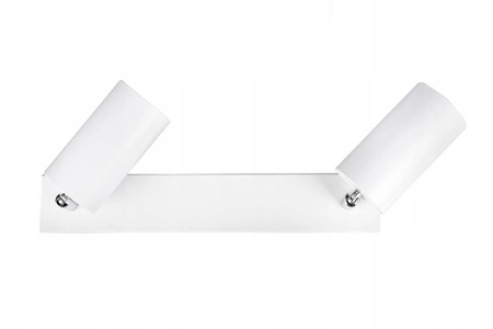 Zestaw Oprawa Sufitowa Natynkowa Reflektor Listwa LX- 8360- 2 Biała + 2x Żarówka GU10 7,5W biała neutralna LEDLUX