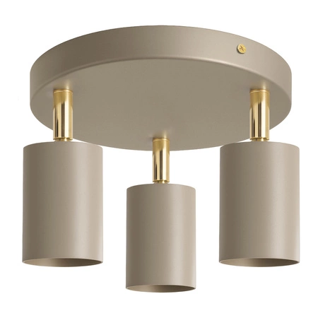 Lampa sufitowa KINKIET LED 3xGU10 beżowa Spot Kaszmir Premium LX1340