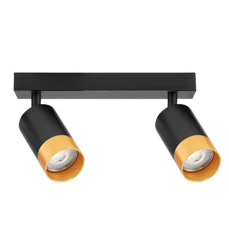Oprawa Sufitowa Natynkowa Reflektor Listwa LX- 8370-2 Czarny + Miedzianozłoty GU10 LEDLUX
