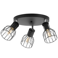 Lampa LX1334 BLACK 3x E27