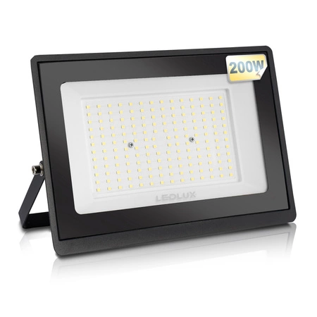 Halogen LED naświetlacz lampa 200W 20000lm Premium reflektor zewnętrzny biały zimny LEDLUX