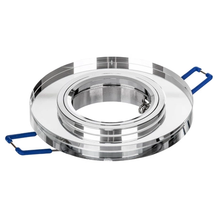 Oprawa Halogenowa Sufitowa Szklana LX- 7002 Lustrzana Okrągła MR16 GU10 LEDLUX