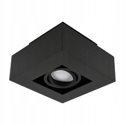 Oprawa Sufitowa Natynkowa SPOT Kwadrat LX- 72 Czarna GU10 LEDLUX