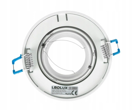 Oprawa Halogenowa Sufitowa LX- 61 Biała Slim Okrągła MR16 GU10 LEDLUX