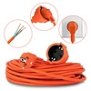 PRZEDŁUŻACZ OGRODOWY DO LAMPEK KOSIARKI BUDOWLANY GRUBY SZNUR 20m Orange LEDLUX