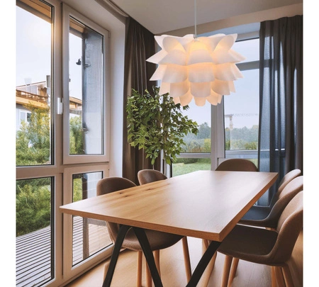 Lampa Wisząca LX- 1013 Biała 1x E27 LEDLUX