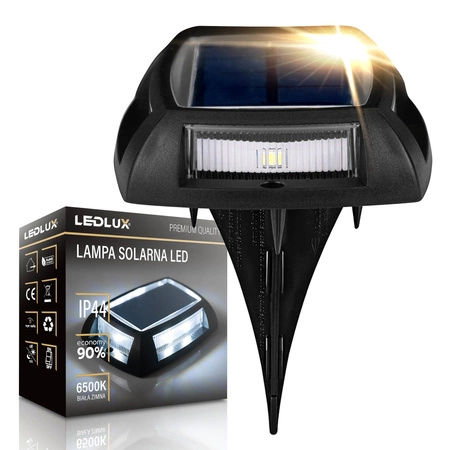 Lampa Solarna LED Wbijana Ogrodowa Najazdowa Ścienna Gruntowa LSOL-064 LEDLUX