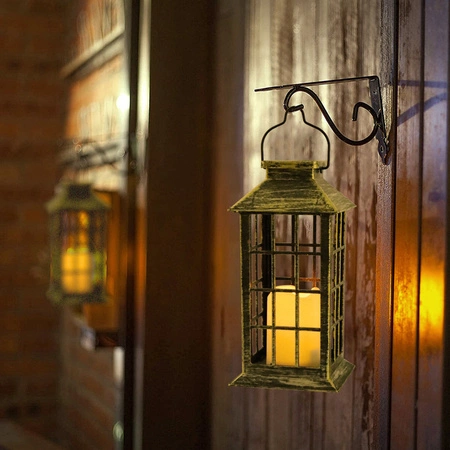 2x Latarenka ogrodowa LED SOLARNA Lampion Latarnia Znicz LSOL-006 LEDLUX