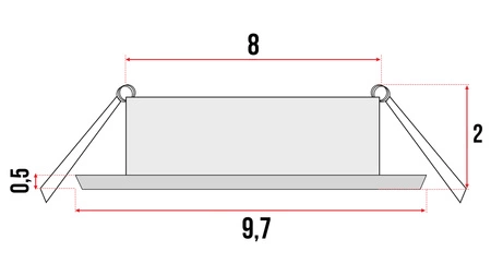 Zestaw Oprawa Halogenowa Ruchoma Okrągła CT- 15 Czarna + Żarówka GU10 5,5W biała neutralna LEDLUX
