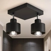 Lampa Sufitowa LX-1130 Czarna 2x E27 LEDLUX