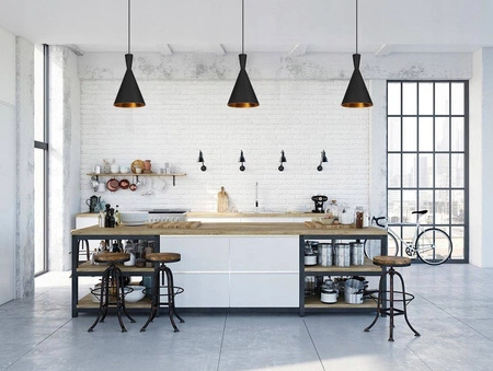 Lampa Wisząca PT413-C Czarna 1x E27 LEDLUX