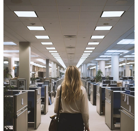 Panel LED natynkowy 36W NW czarny 40x40cm Plafon lampa sufitowa kwadrat LEDLUX