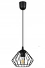 Lampa Wisząca LX- 1030 Czarna 1x E27 LEDLUX