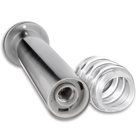 Lampa Ogrodowa Stojąca Słupek E27 LX- 700 Inox 45cm LEDLUX