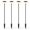 4x LAMPA SOLARNA LED LAMPKA WBIJANA OGRODOWA SŁUPEK UFO LATARNIA SZPIKULEC LSOL-062 LEDLUX
