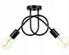 Lampa Sufitowa LX- 1052 Czarna 2x E27 LEDLUX