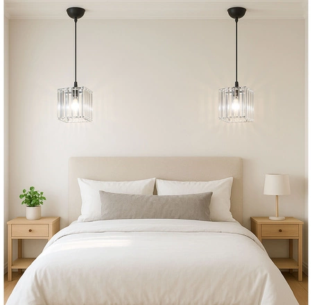 Lampa Wisząca LX- 1190 Czarna 1x E27 LEDLUX