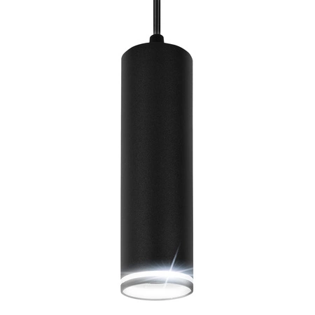Reflektor Szynowy Lampa Tuba Oprawa Na Żarówkę LX-8473 GU10 Czarny + Pasek LEDLUX