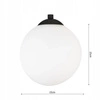 Lampa Wisząca LX- 1287 Czarna 3x E27 LEDLUX