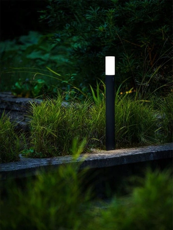 Lampa Ogrodowa Stojąca Słupek E27 LX- 710 Czarna 90cm LEDLUX