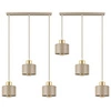 Lampa wisząca sufitowa nowoczesna 3xE27 ZŁOTA beżowa GLAMOUR nowoczesna LX-1035