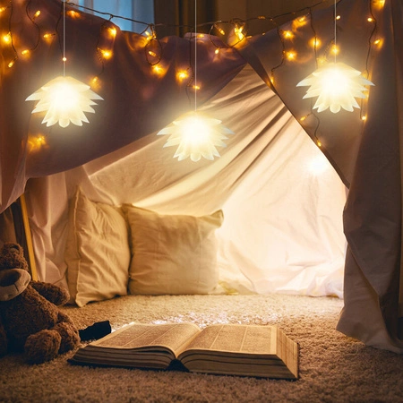 Lampa Sufitowa Wisząca LED LX- 1419 Biała 1x E27 LEDLUX