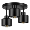 Lampa Sufitowa LX- 1020 Czarna 3x E27 LEDLUX